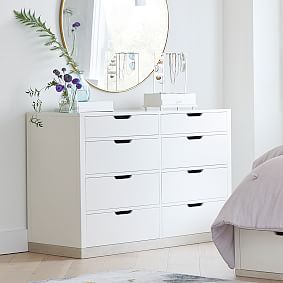Rhys 8-Drawer Wide Dresser (52w x 21d&quot;)