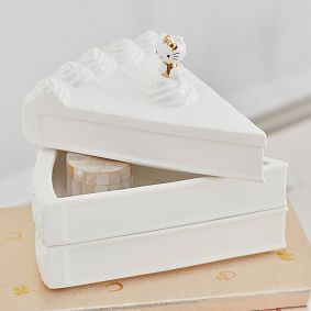 Hello Kitty&#174; Cake Ceramic Tiered Jewelry Box