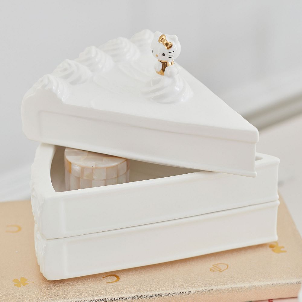 Hello Kitty&#174; Cake Ceramic Tiered Jewelry Box