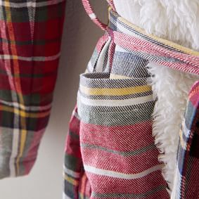 Morgan Plaid Sherpa Robe