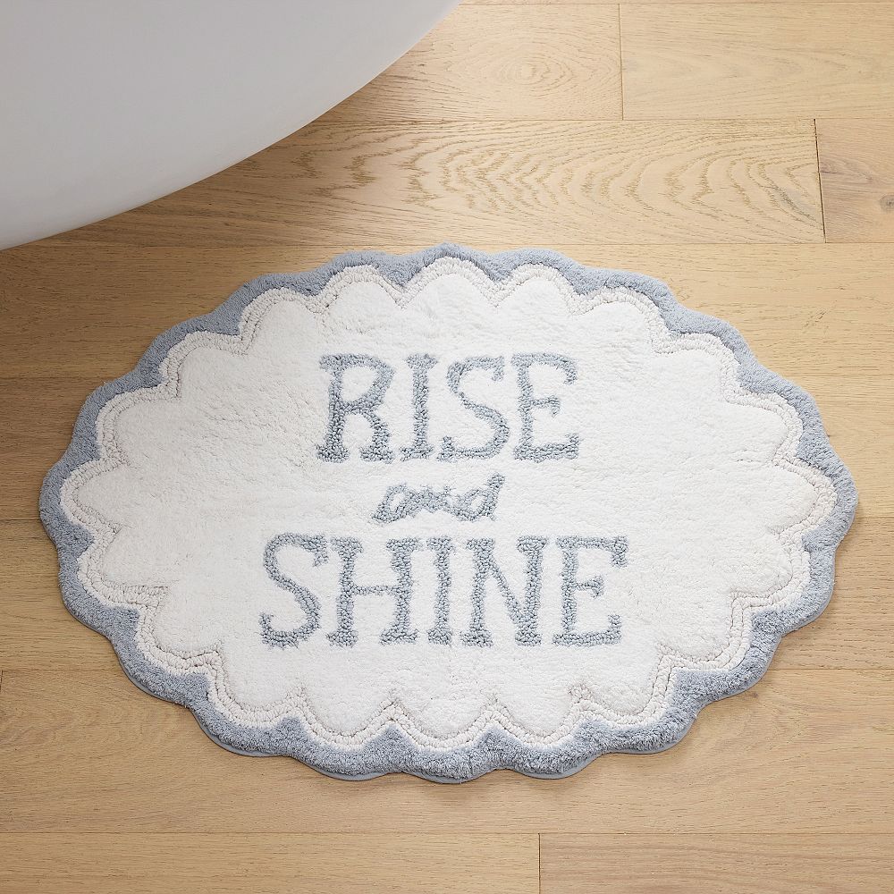 Scallop Round Bath Mat