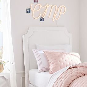No Nails Auburn Tufted Wall Mounted Headboard