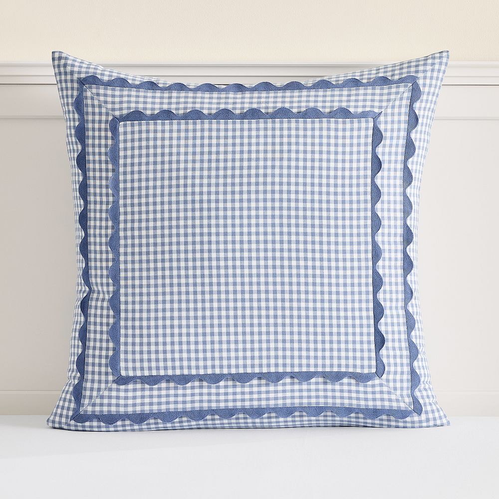 Nantucket Gingham Euro Pillow Cover