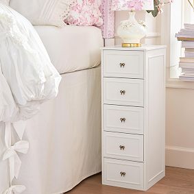 LoveShackFancy Bow Storage Tower (12&quot;x33&quot;)