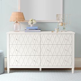 AERIN Lattice 6-Drawer Dresser (56w x 19d&quot;)