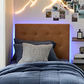 LED Tufted Smart&trade; Wall Mounted Headboard