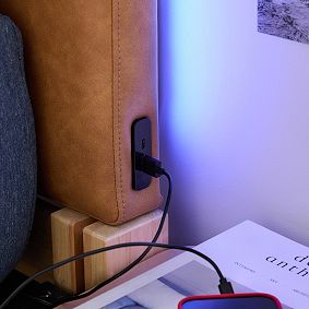 LED Tufted Smart&trade; Wall Mounted Headboard