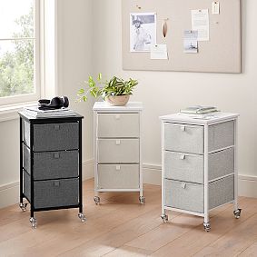 Rolling 3-Drawer Cart