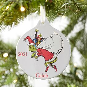Dr. Seuss's The Grinch&#8482; Ceramic Disc Ornament