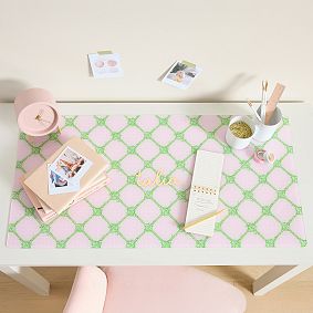 Personalized Hard Acrylic Lilly Pulitzer Desk Mat (24&quot;x18&quot;)
