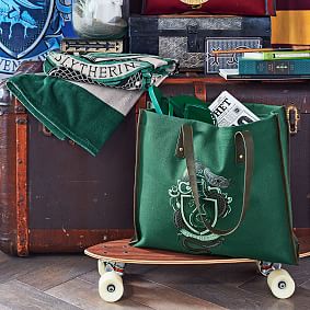 Harry Potter&#8482; Slytherin&#8482; House Pride Recycled Canvas Tote Bag
