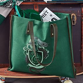 Harry Potter&#8482; Slytherin&#8482; House Pride Recycled Canvas Tote Bag