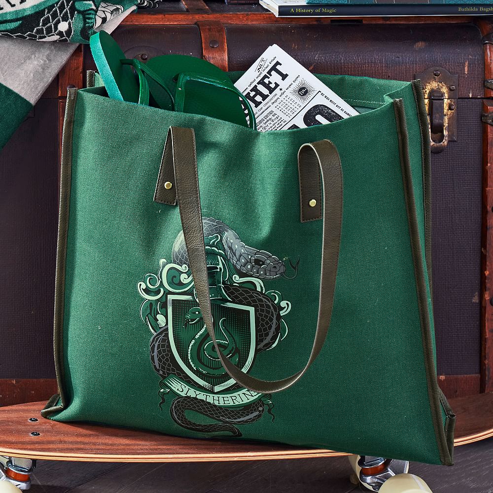 Harry Potter&#8482; Slytherin&#8482; House Pride Recycled Canvas Tote Bag