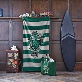 Harry Potter&#8482; Slytherin&#8482; House Pride Recycled Canvas Tote Bag