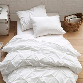 Microfiber Pintuck Comforter &amp; Sheet Set Twin XL Bed in a Bag