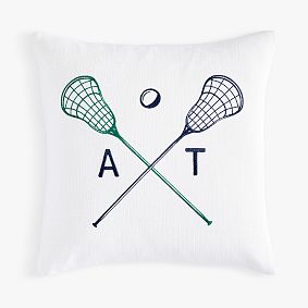 Lacrosse Monogram Pillow Cover