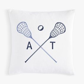 Lacrosse Monogram Pillow Cover