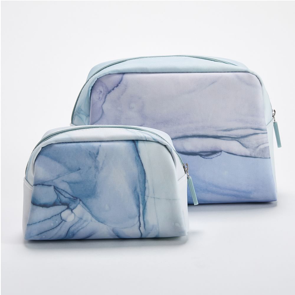 Recycled Essential Makeup Pouches, Set of 2