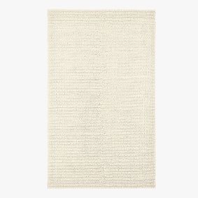 Textured Wool Rug - Natural