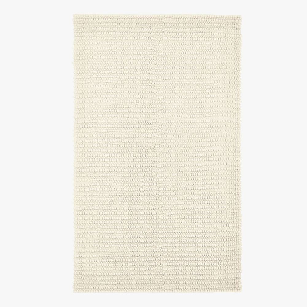 Textured Wool Rug - Natural
