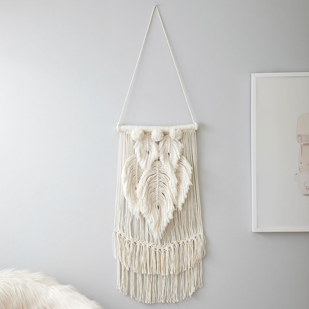 Feather And Fringe Wall Hanging