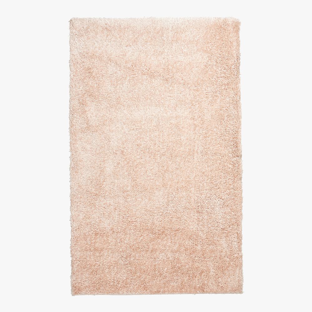 Shimmer Shag Performance Rug - Blush