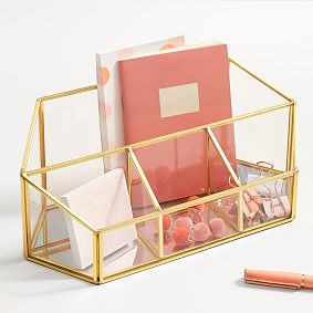 Skyline Divided Desktop Organizer