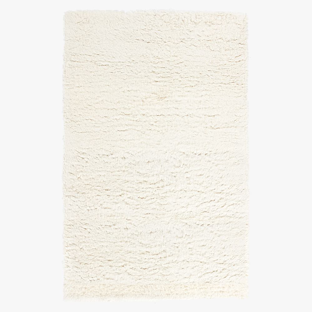 Ultra Plush Shag Wool Rug - Ivory