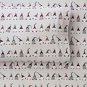 Holiday Gnome Organic Flannel Sheet Set