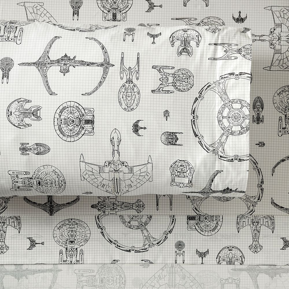 <em>Star Trek</em>&#8482; Ships Organic Sheet Set