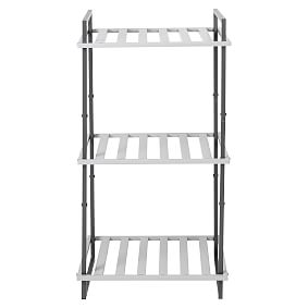 3-Tier Tubular Metal Shelf