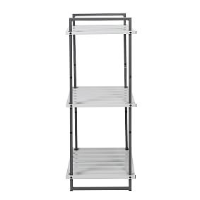 3-Tier Tubular Metal Shelf