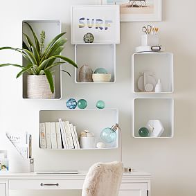 Metal Shaped Shelves