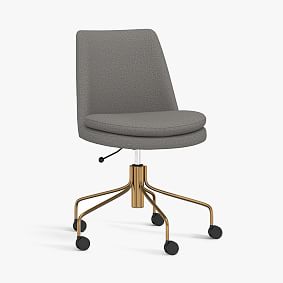Chenille Tweed Finley Swivel Desk Chair