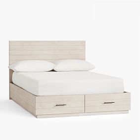 Modern Farmhouse Storage Bed &amp; Mattress Set