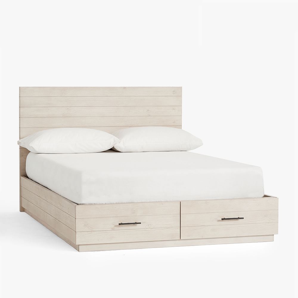 Modern Farmhouse Storage Bed &amp; Mattress Set