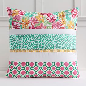 Paradise Patchwork Euro Sham
