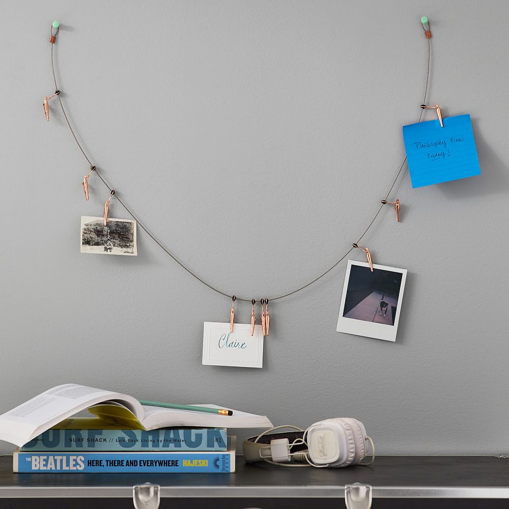 Simplified Cable System &amp; Picture Holder