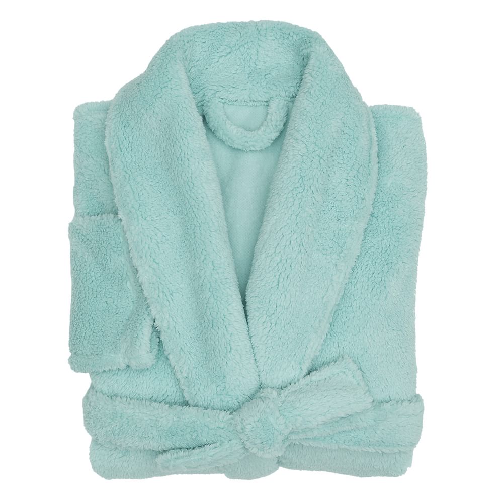 Classic Long Robe - Pale Seafoam