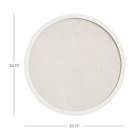 No Nails Framed Round Pinboard (24&quot;)