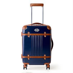 Terminal 1 Navy/Brown Carry-on Luggage