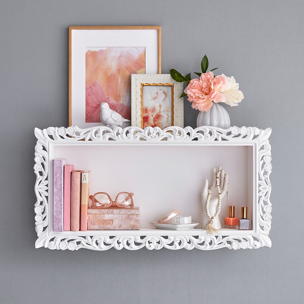 Wooden Curio Shelves