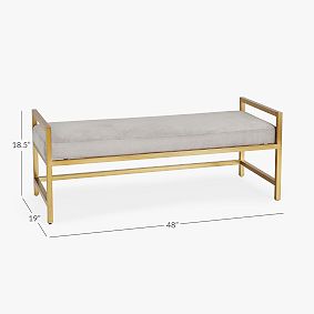Blaire Upholstered Bench (48&quot;)