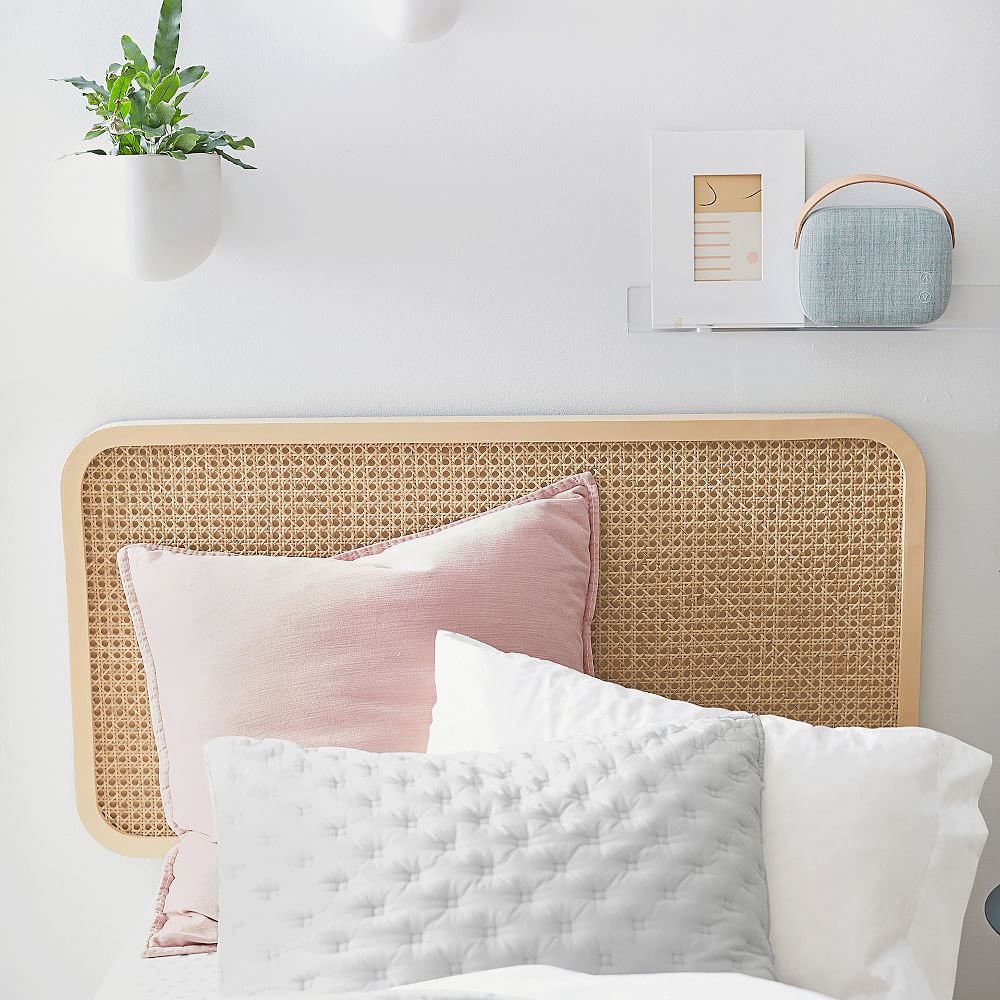 west elm x pbdorm Cane Faux Headboard