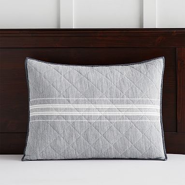 Windward Stripe Reversible Standard Sham