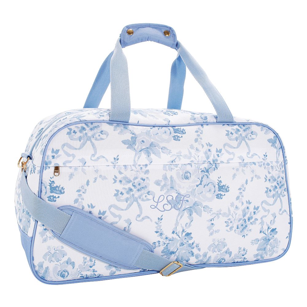 LoveShackFancy Jet-Set Garden Party Damask Duffle Bag