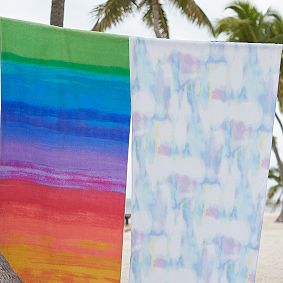Ombre Rainbow Beach Towel