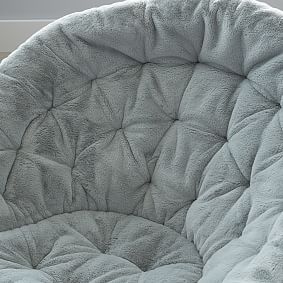 Faux-Fur Quarry Hang-A-Round Chair