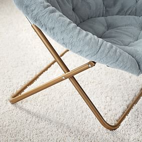 Faux-Fur Quarry Hang-A-Round Chair