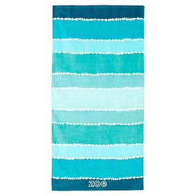 Tie-Dye Stripe Beach Towel, Pool